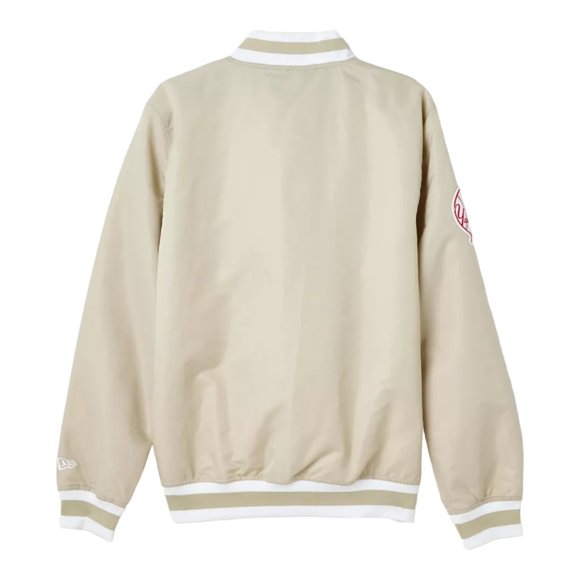 New Era New York Yankees Satin Varsity Jacket 2009 World Series Patch Men's - Picture 3 of 10